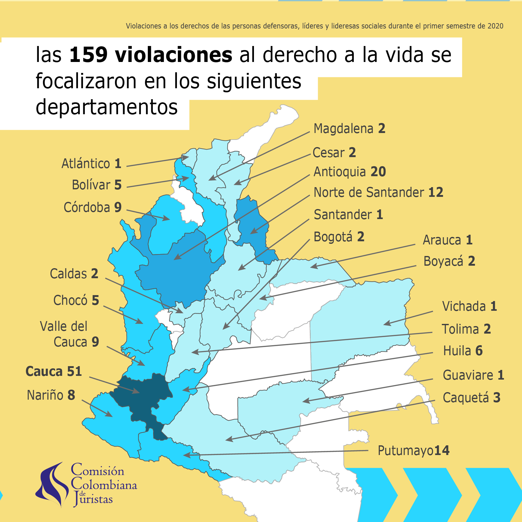 Imagen 5 de Situaci&oacute;n de las personas defensoras, l&iacute;deres y lideresas sociales duante el primer semestre del  2020